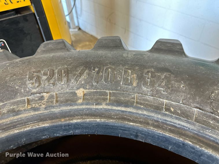 image for item DV2793 (2) Trelleborg 520/70B34 tires