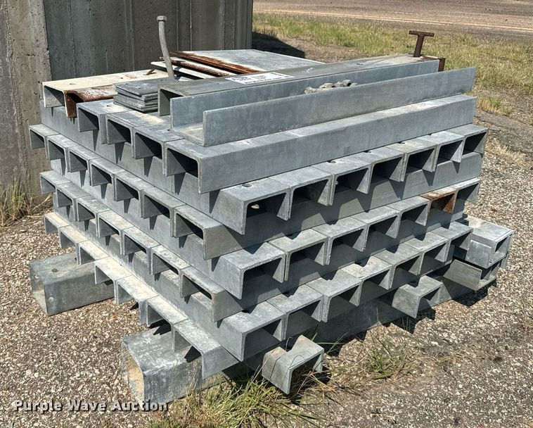 image for item DV2805 (56) pieces of galvanized channel iron