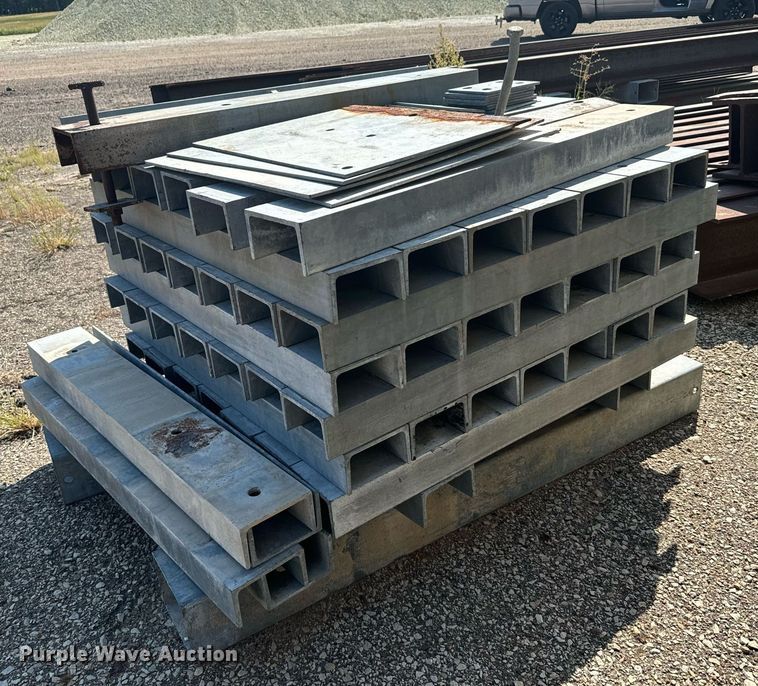 image for item DV2805 (56) pieces of galvanized channel iron