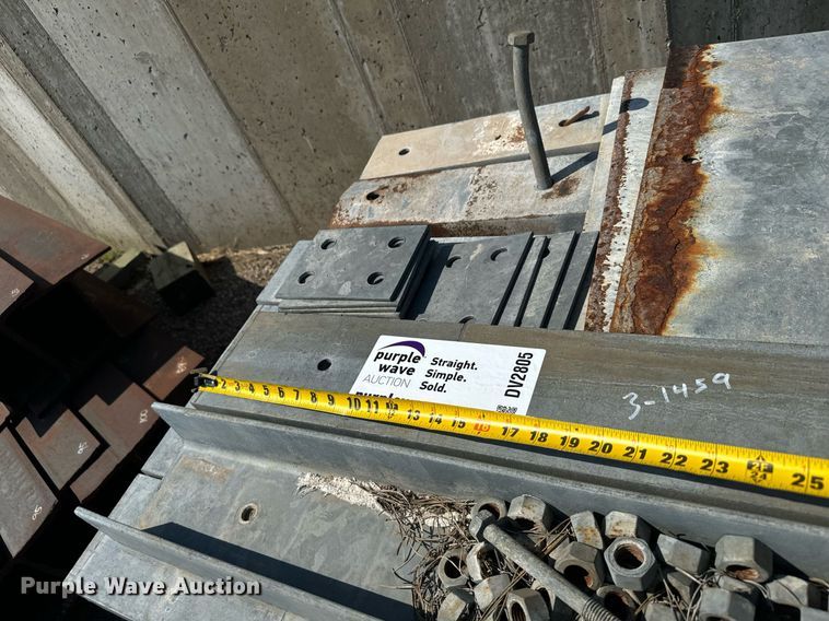 image for item DV2805 (56) pieces of galvanized channel iron