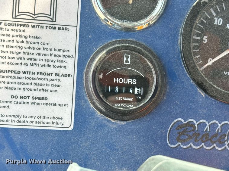 image for item EE7603 2012 Broce RTC 350 broom