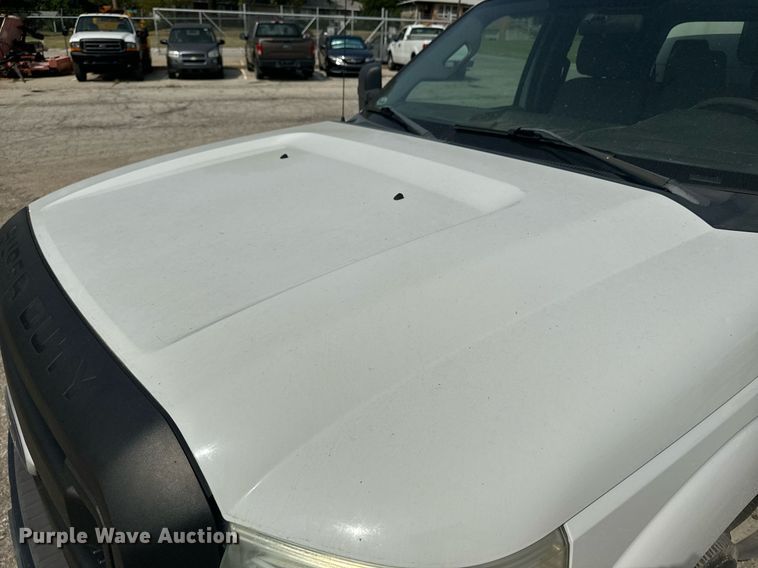 image for item EE7622 2011 Ford F350 Super Duty Crew Cab utility bed pickup truck