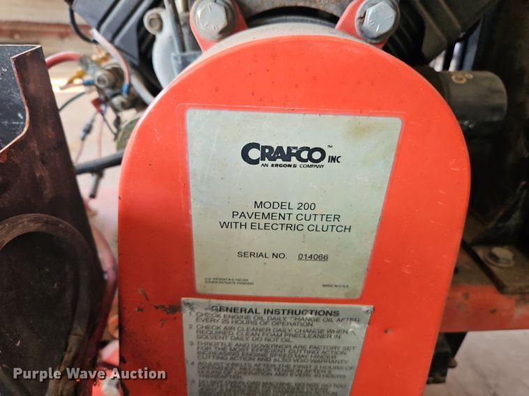 image for item EI8316 Crafco 200 pavement cutter