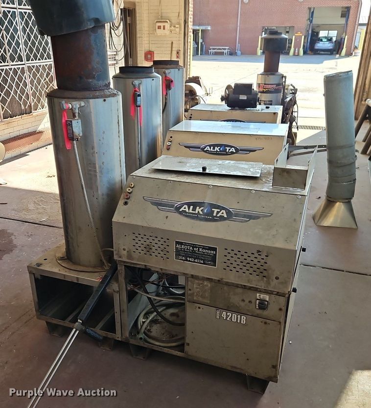 image for item EI8317 (3) Alkota 4201 NG UL hot pressure washers