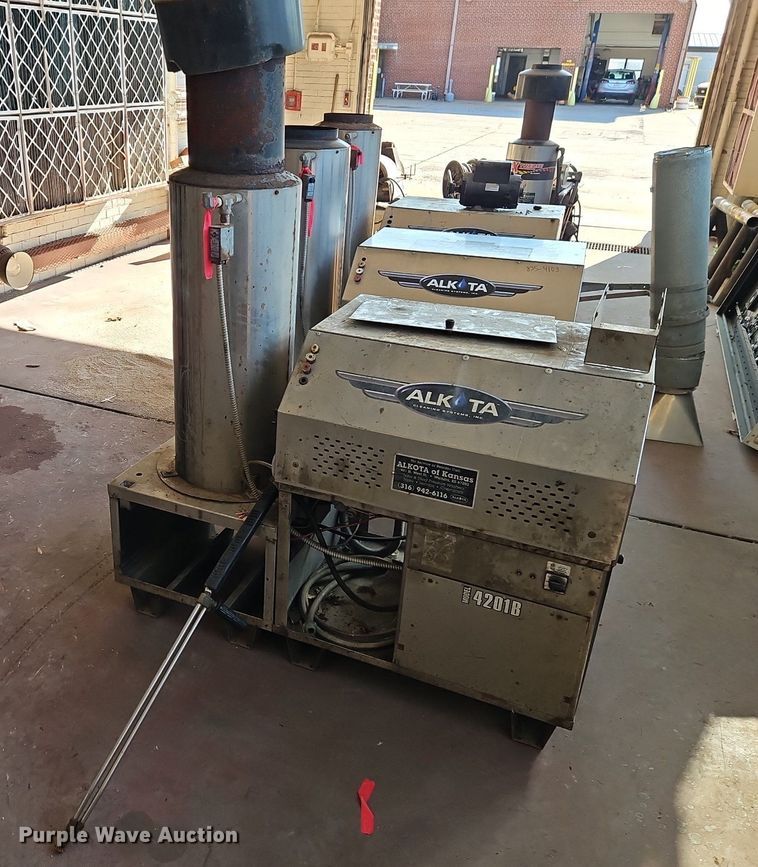 image for item EI8317 (3) Alkota 4201 NG UL hot pressure washers