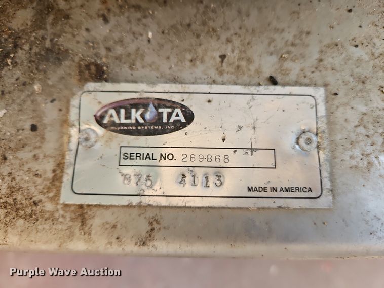 image for item EI8317 (3) Alkota 4201 NG UL hot pressure washers