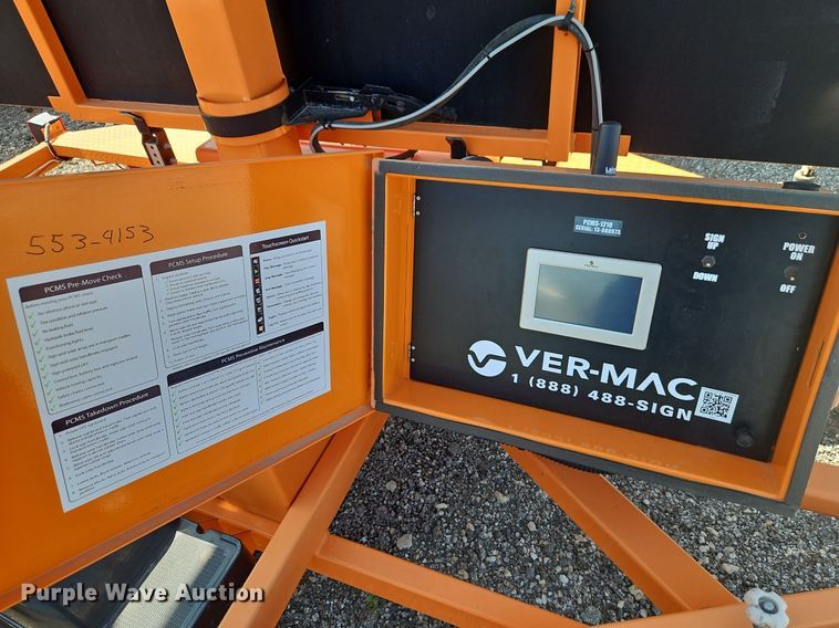 image for item EI8333 2013 Ver-Mac PCMS1210 message board trailer