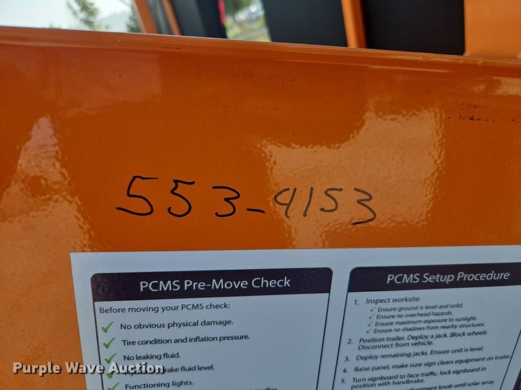 image for item EI8333 2013 Ver-Mac PCMS1210 message board trailer