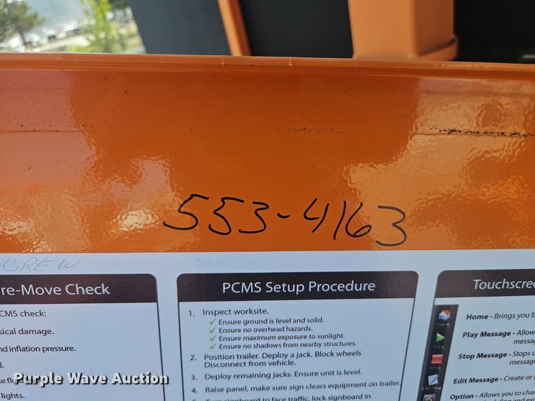 image for item EI8334 2013 Ver-Mac PCMS1210 message board trailer