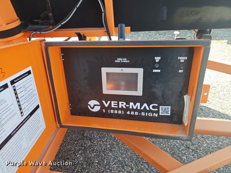 image for item EI8336 2013 Ver-Mac PCMS1210 message board trailer