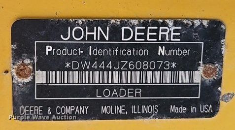 image for item EI8343 2006 John Deere 444J wheel loader
