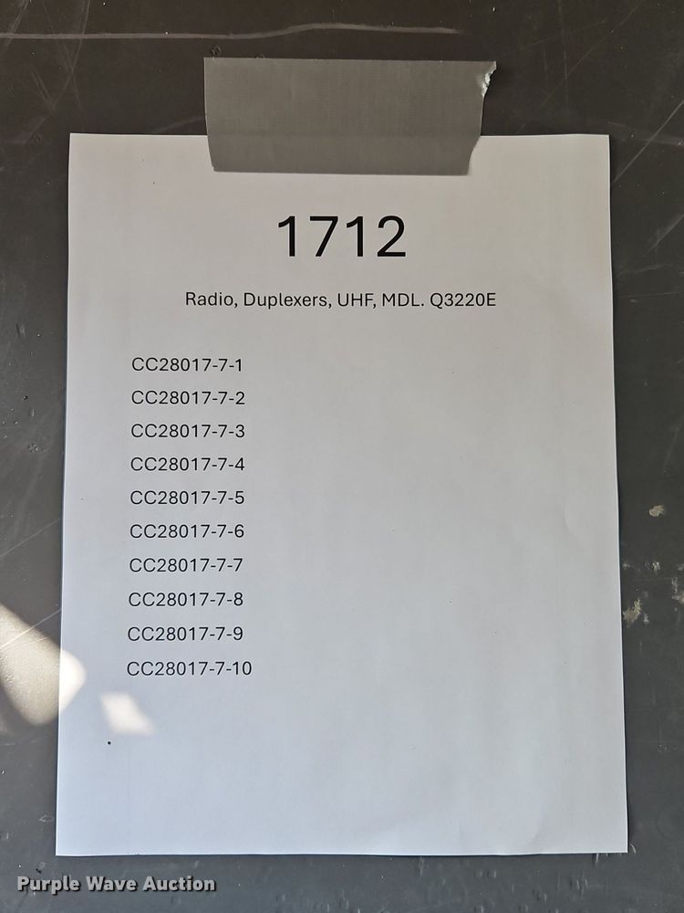 image for item EI8358 (10) Sinclair Q2222E-1 duplexes 