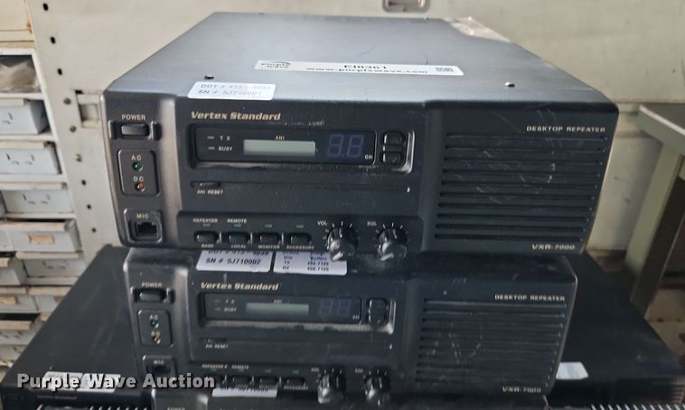 image for item EI8361 (22) Vertex Standard  VXR-7000UD radios