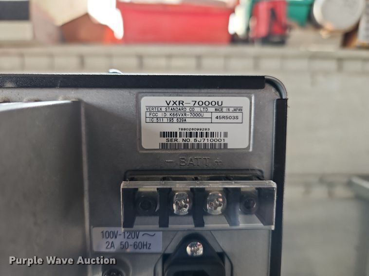 image for item EI8361 (22) Vertex Standard  VXR-7000UD radios