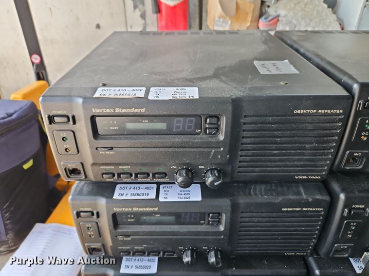 image for item EI8362 (22) Vertex Standard VXR-7000V radios