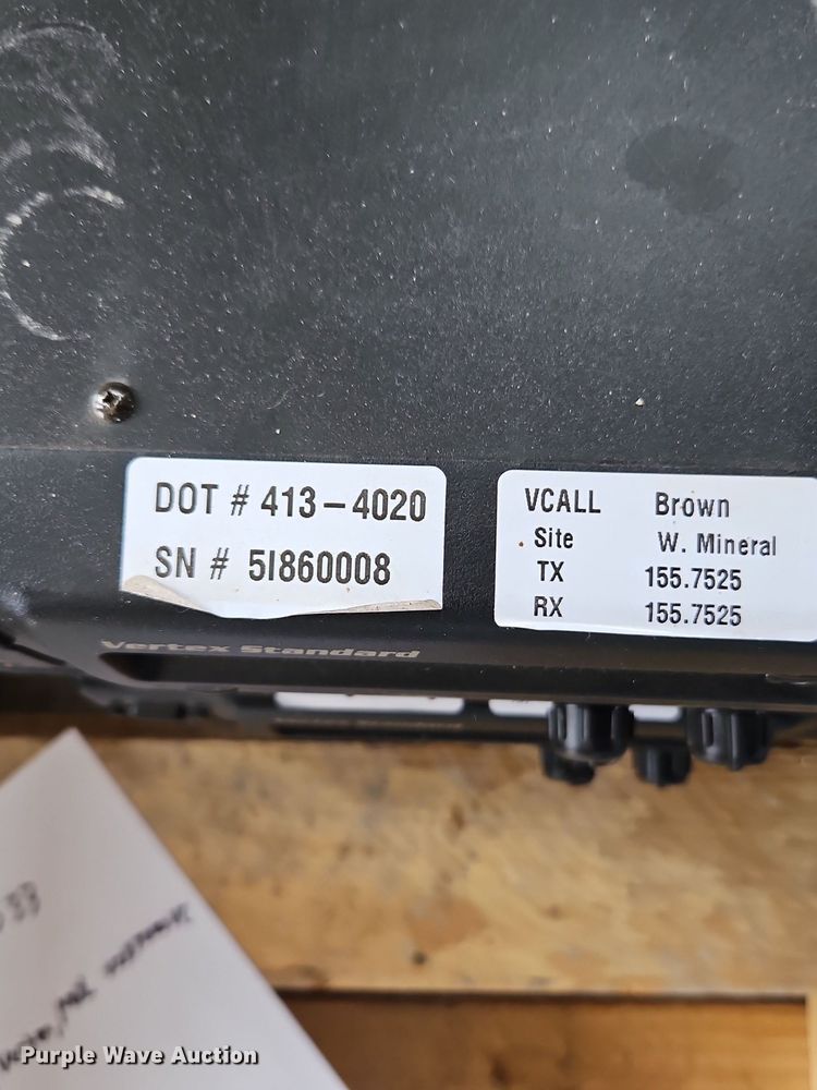 image for item EI8362 (22) Vertex Standard VXR-7000V radios