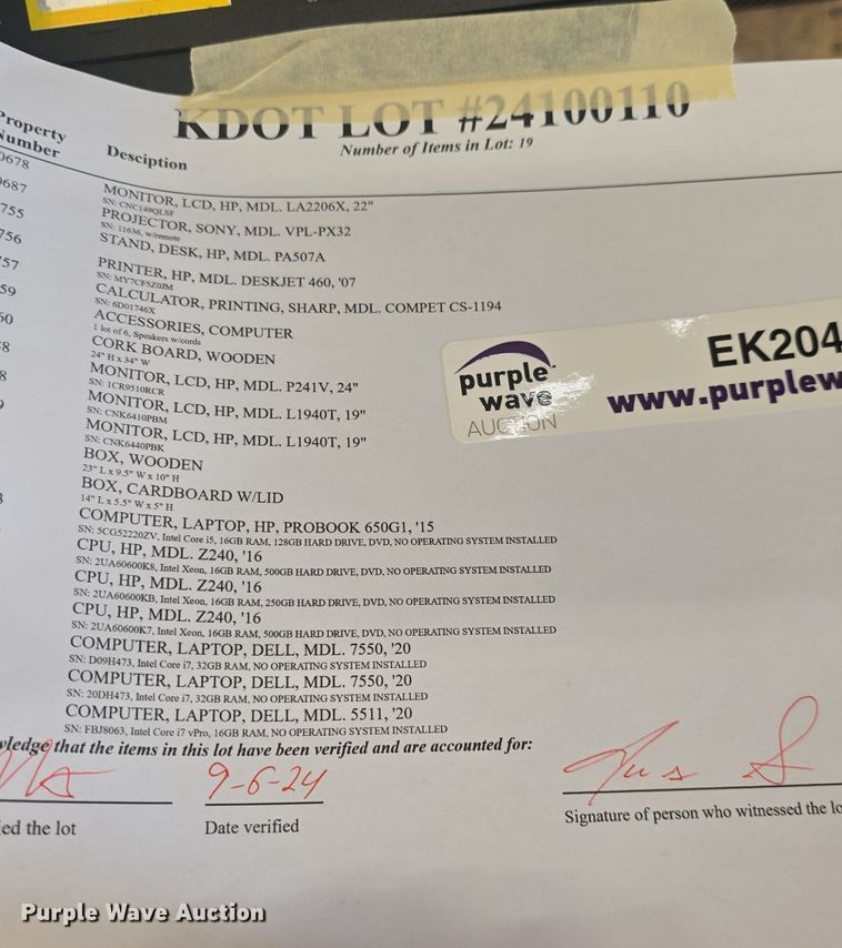 image for item EK2041 Electronics