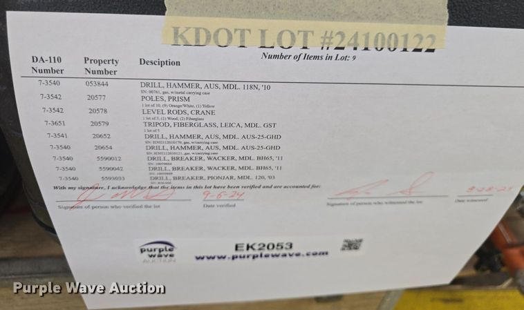 image for item EK2053 Tools