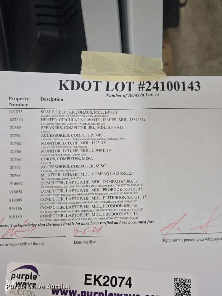 image for item EK2074 Electronics