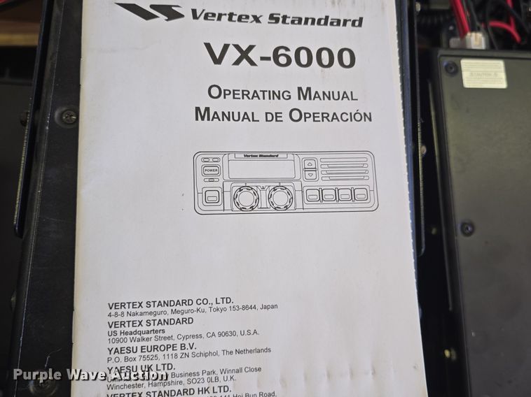 image for item EK2089 (23) Vertex VX-6000LB lowband radios