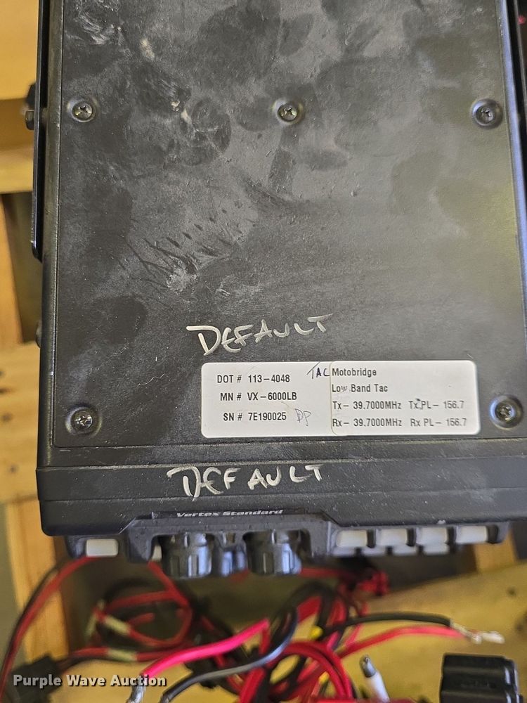 image for item EK2089 (23) Vertex VX-6000LB lowband radios