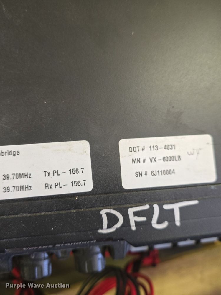 image for item EK2089 (23) Vertex VX-6000LB lowband radios