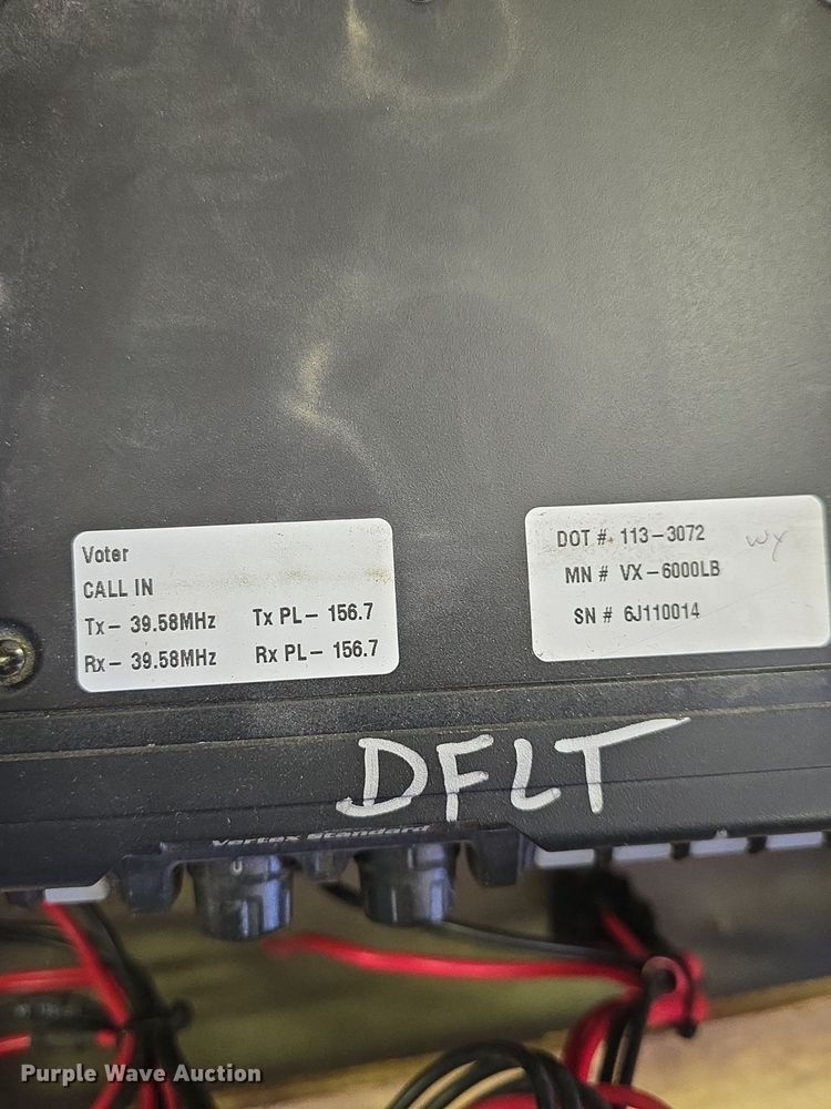 image for item EK2089 (23) Vertex VX-6000LB lowband radios