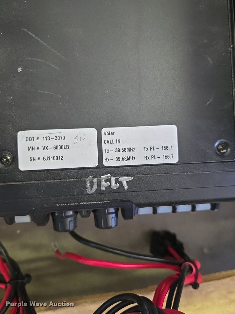 image for item EK2089 (23) Vertex VX-6000LB lowband radios