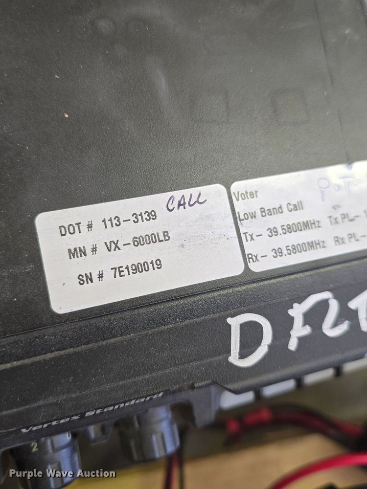 image for item EK2089 (23) Vertex VX-6000LB lowband radios