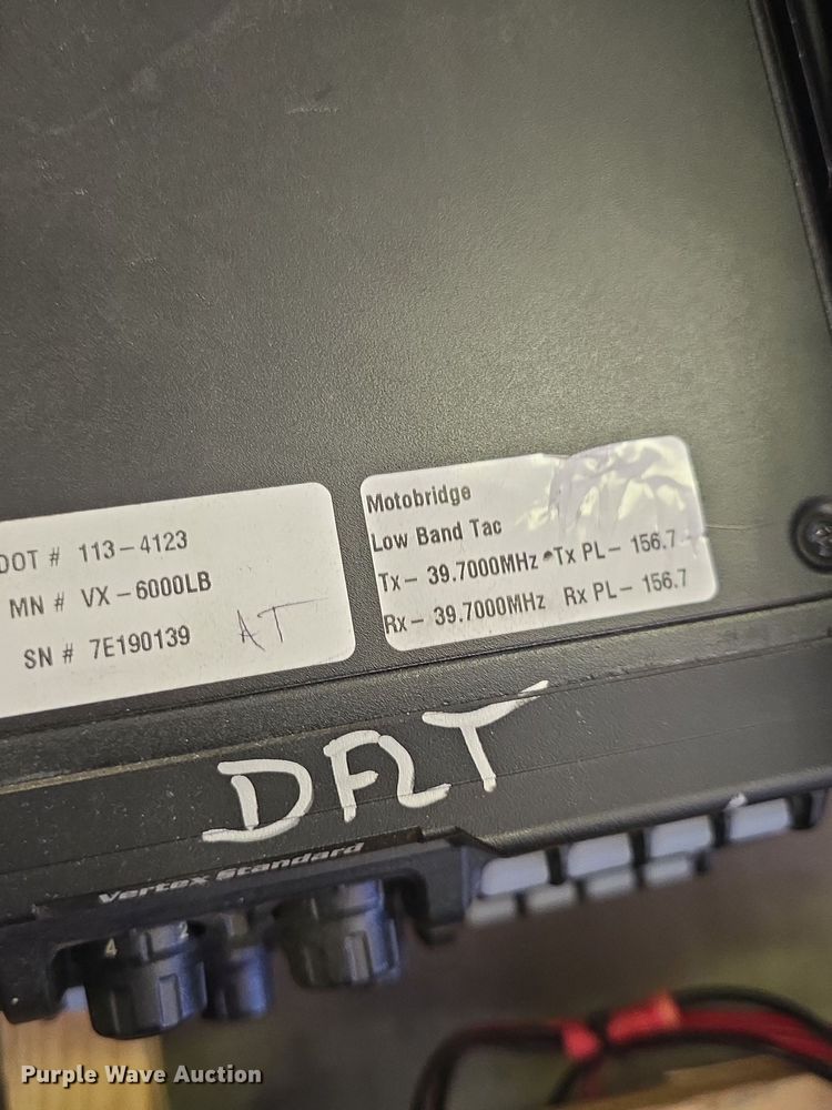 image for item EK2089 (23) Vertex VX-6000LB lowband radios