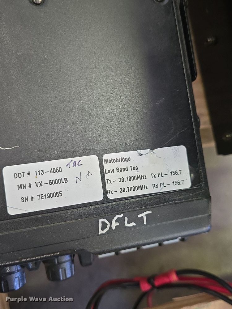 image for item EK2089 (23) Vertex VX-6000LB lowband radios