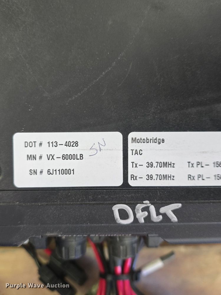 image for item EK2089 (23) Vertex VX-6000LB lowband radios