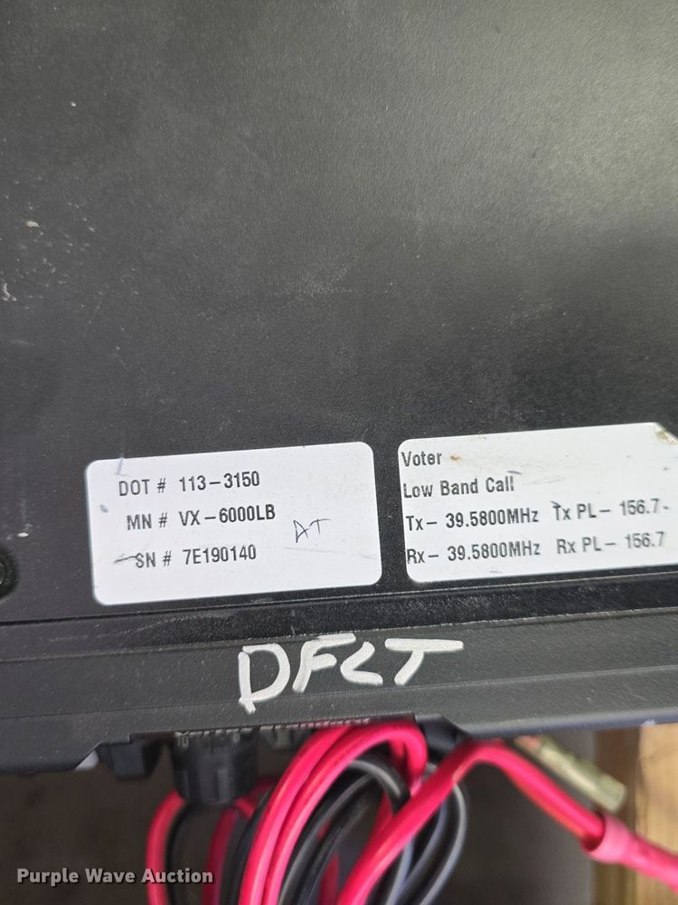 image for item EK2089 (23) Vertex VX-6000LB lowband radios