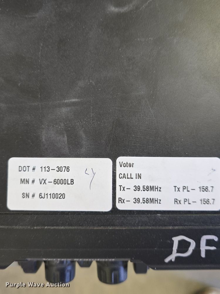 image for item EK2089 (23) Vertex VX-6000LB lowband radios