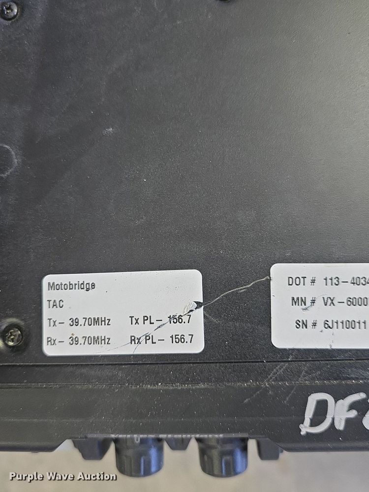 image for item EK2089 (23) Vertex VX-6000LB lowband radios