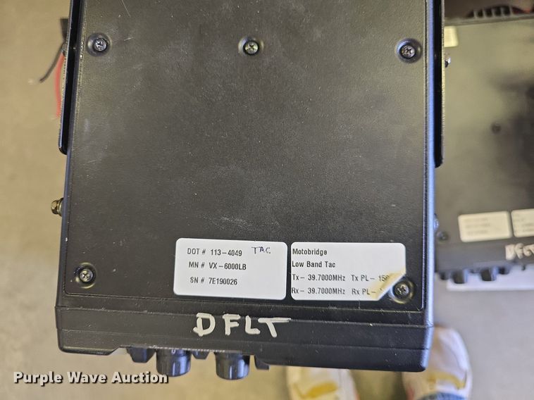 image for item EK2089 (23) Vertex VX-6000LB lowband radios