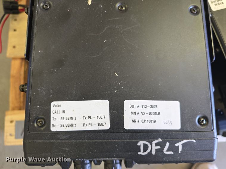 image for item EK2089 (23) Vertex VX-6000LB lowband radios