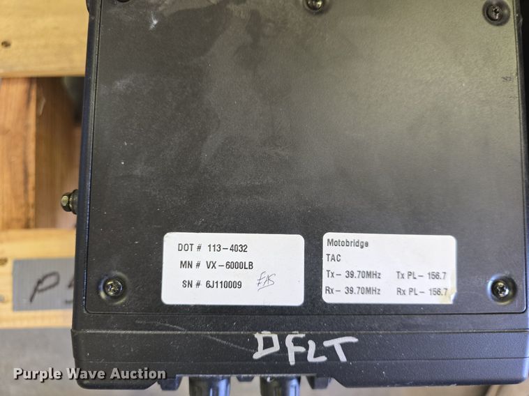 image for item EK2089 (23) Vertex VX-6000LB lowband radios