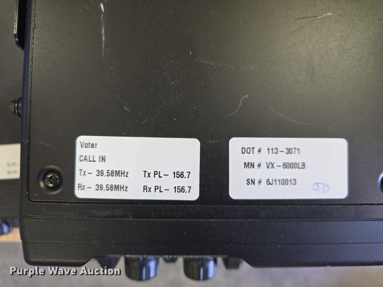 image for item EK2089 (23) Vertex VX-6000LB lowband radios
