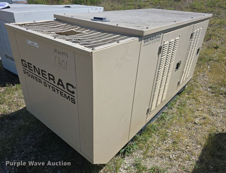 Generac 4308850100 generator in Topeka, KS | Item EK2096 sold | Purple Wave