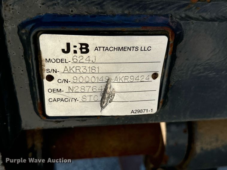 image for item MV9152 JRB 624J grapple forks