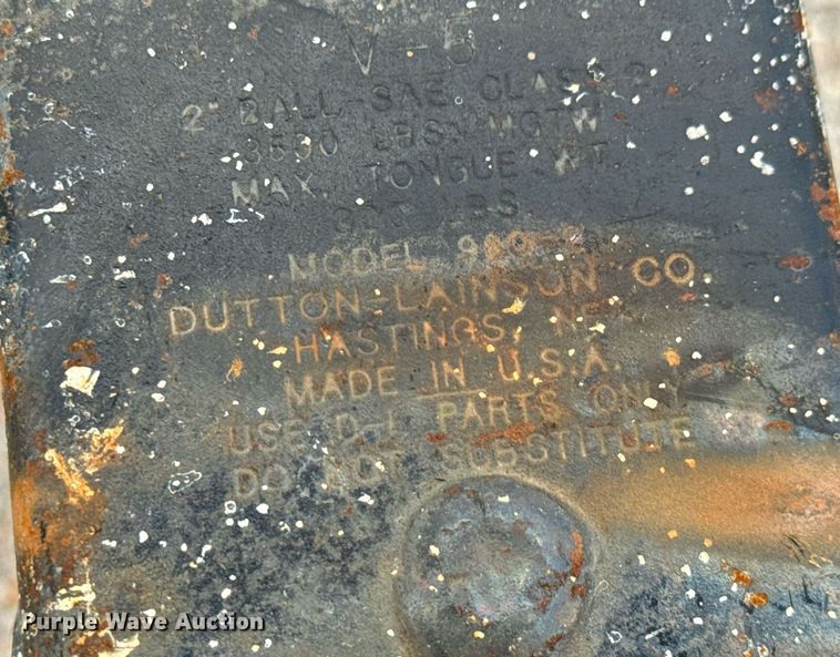 image for item MV9164 1997 Ark City MD10X5U6 utility trailer