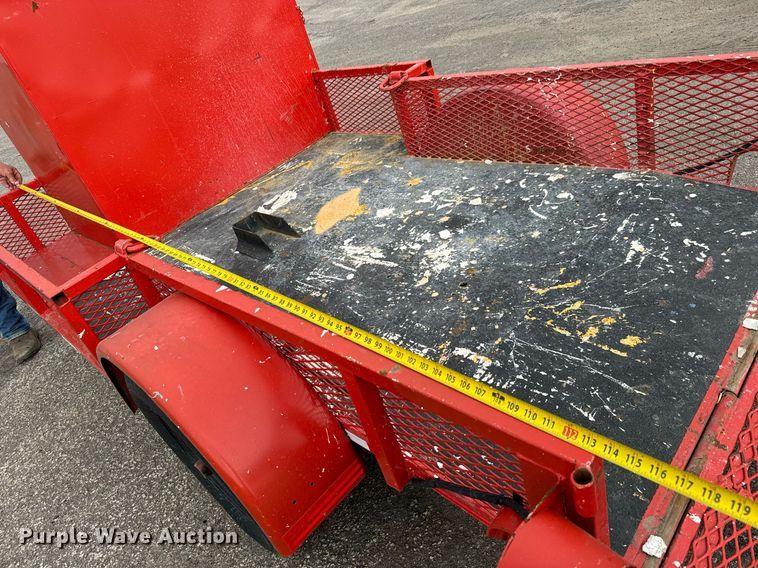 image for item MV9164 1997 Ark City MD10X5U6 utility trailer