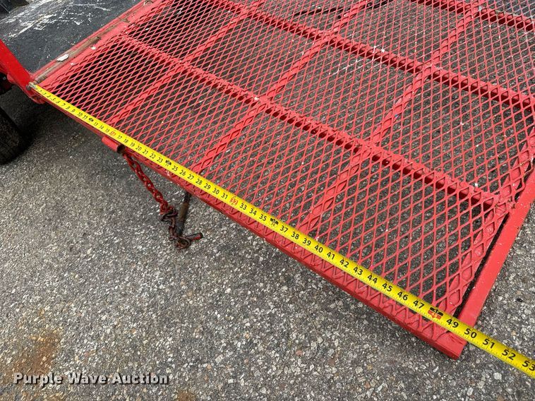 image for item MV9164 1997 Ark City MD10X5U6 utility trailer