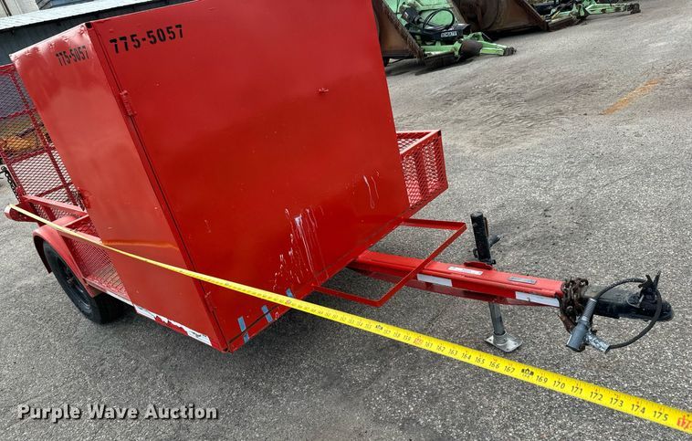 image for item MV9164 1997 Ark City MD10X5U6 utility trailer