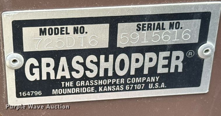 image for item MV9165 2009 Grasshopper  725DT ZTR lawn mower