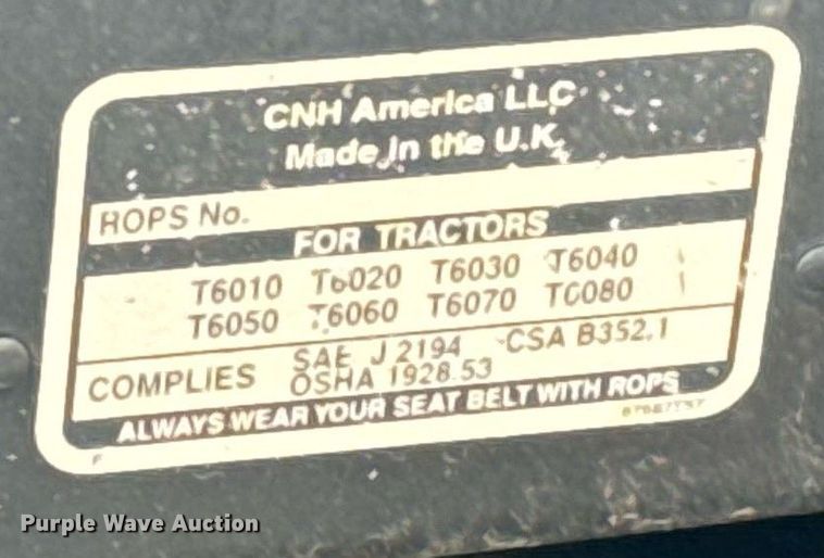 image for item MV9167 2009 New Holland T6020 tractor