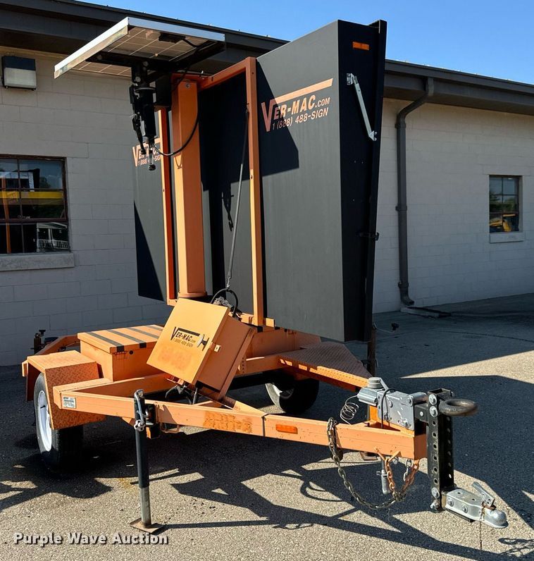 image for item NJ9329 2008 Ver-Mac PCMS-1210 message board trailer