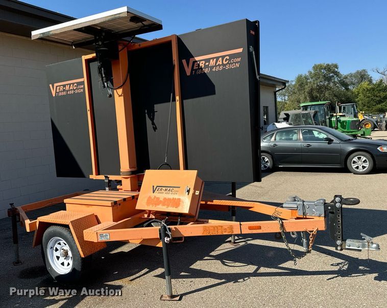 image for item NJ9329 2008 Ver-Mac PCMS-1210 message board trailer