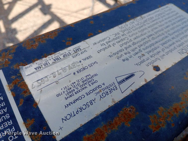 image for item NY9536 2004 Trinity  TMA 9181 crash attenuator 